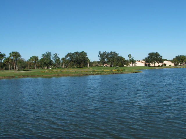 A lake at the Imperial Lakes Golf and Country Club