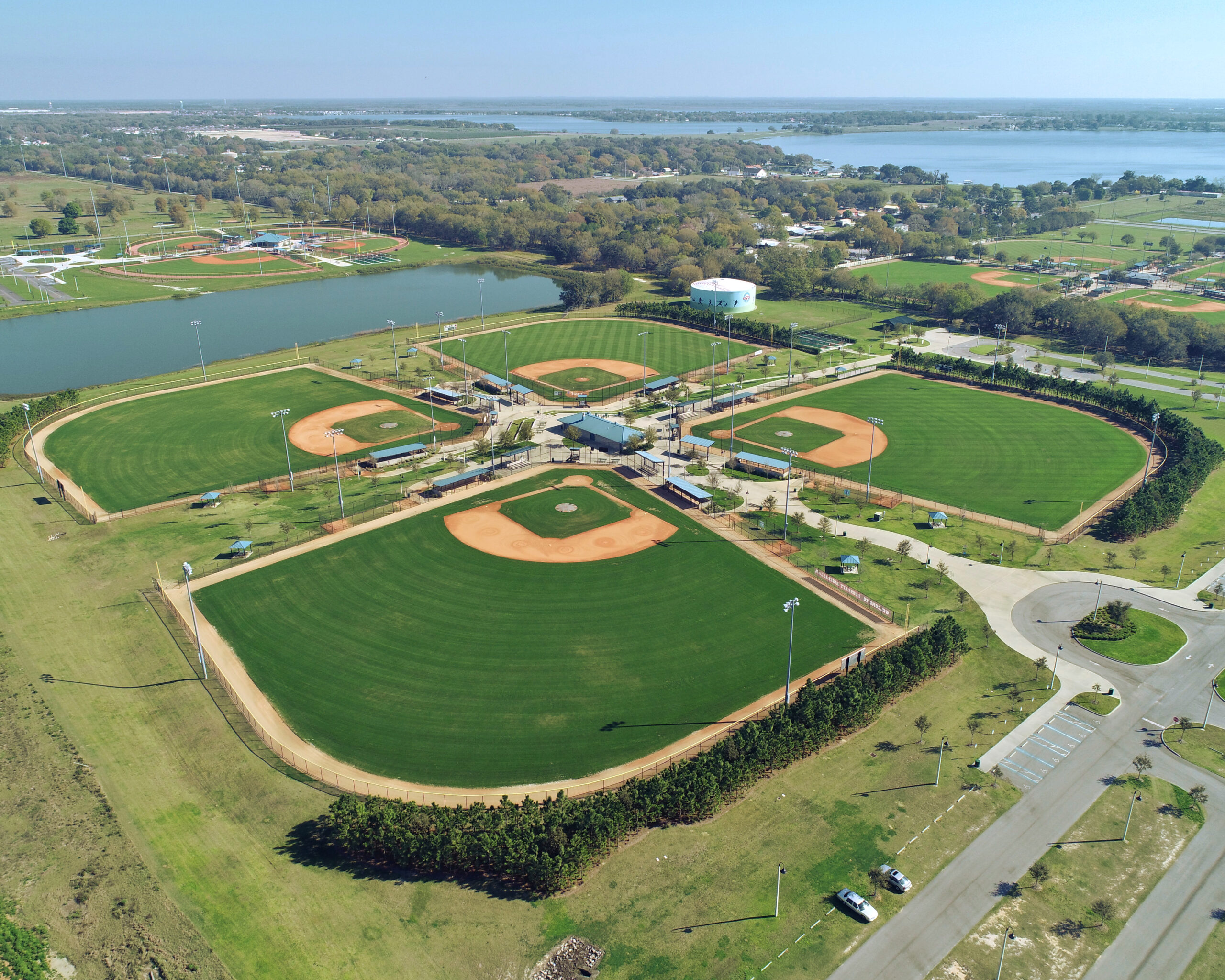 Aerial image of Lake Myrtle Sports Park